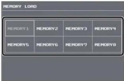 MEMORY LOAD MEMORY1 MEMORY2 MEMORY3 MEMORY4 MEMORY5 MEMORY6 MEMORY7 MEMORY8