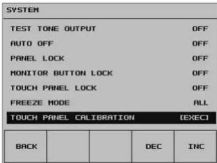 ROLAND VR-4HD - Calibrating the Tap Points on the Touch Panel - 1