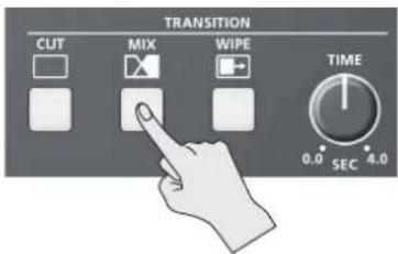 TRANSITION CUT MIX WIPE TIME 0.0 SEC 4.0