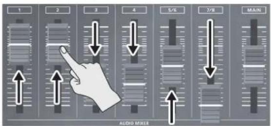 1 2 3 4 5/E 7/B MAIN ALDO MIXER