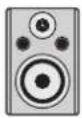 ROLAND VR-4HD - AUDIO OUT connectors/jacks, AUX OUT jacks - 1