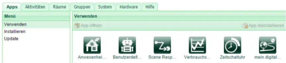 digitalSTROM DSS22 - App deinstallieren - 1