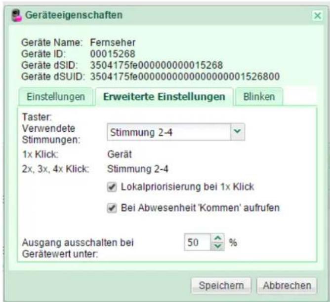digitalSTROM DSS22 - Erweiterte Einstellungen - 1