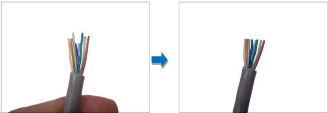 ACTi A84 - How to Attach the RJ-45 Connector - 3
