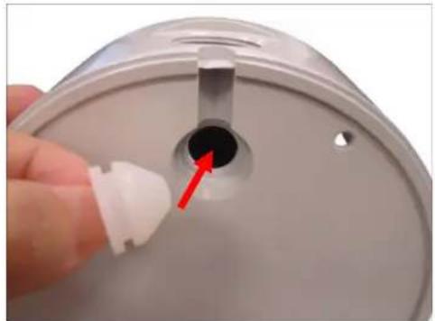 ACTi A84 - Option 1: Cable Passing Through the Surface and Bottom Cable Hole - 4