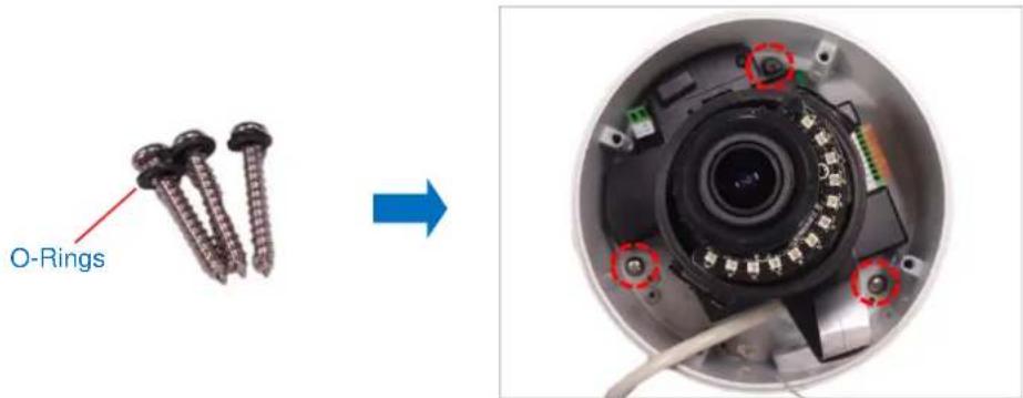 ACTi A84 - Option 1: Cable Passing Through the Surface and Bottom Cable Hole - 9