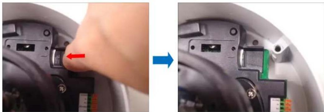 ACTi A84 - How to Insert the Memory Card - 1