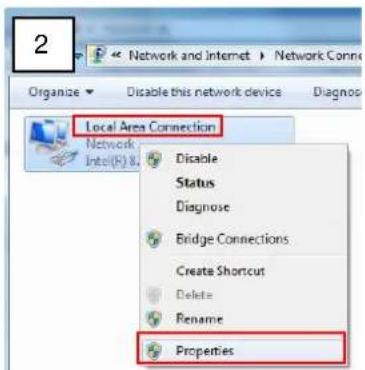 ACTi A84 - Manually adjust the IP address of the PC: - 2