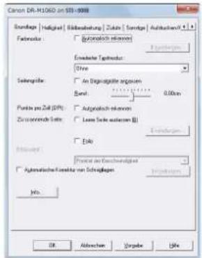Canon DR-M1060 in SSB-0088 File Map | Fieldset | Tabbeding | Zubin | Semipre | Autothermal/4.1 Frametula □ Automatickai reklusive Endokte Tagbeduto: Drive Setengröße □ An Dsgesetzliche angstrom Basel: 0,00cm Points per Zeit (PS): □ Automatickai reklusive Zusserende Sets □ Lasso Sets außerer (S) Endoktes □ Endo Properties: Porte di Torsochweizgelt □ Automatickai Reklusive von Schlaglagen Import. OK Abbrachten Vergabe Use