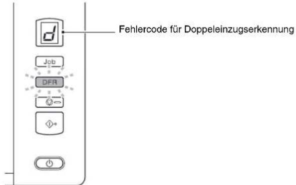 Fehlercode für Doppeleinzugserkennung Job DFR