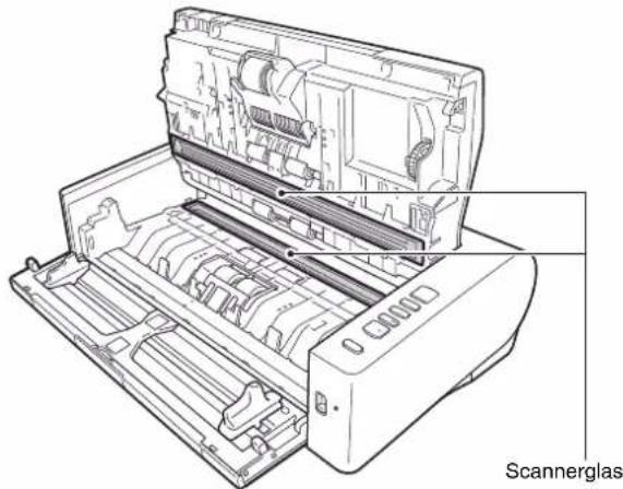 CANON imageFORMULA DR-M1060 - Reinigung des Scannerglases und der Rollen - 4