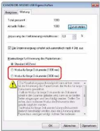 CANOS OR: M1080 USB Eigenschaften Exposure: Warning Total personnel: 1000 Aktuelle Rollen: 1000 Zurzulesten Anpassung des Veränderungsverkaufkosten: 0,0 % ✓ Die Snowvertrag schaltet sich autenschach nach 4 Akt. aus Mistaltwänge für Erleitung des Papieformats: • Standard 1452 mm ○ Modus für lange Dokumente (1000 mm) ○ Modus für lange Dokumente (2000 mm) ● Die Verarbeitungsverkauflich kurs durch werden für die Erleitung des Papieformats der Modus für lange Dokumente gehaltelt. - Ein Modus für lange Dokumente von Dokumente schaltet in den Leistern gelasten wird kann es an beiden Seiten erzeugen und berechnigt werden. Steilen Sie nicht überhöse Modus die Dokumente sind fortale bezugter werden. - Das Modus für lange Dokumente können Dokumente durch berechnigt werden, dass die Erleitung eines Papieformats verfügbert einige Aufwand. Die Instellen OK Abrechen Ügemessen