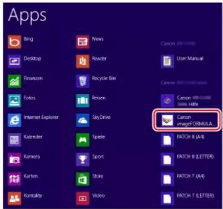 Apps Bing News Desktop Reader Finanzen Recycle Bin Fotos Resen Internet Explorer SkyDrive Kalendar Spielte Kamera Sport Karton Store Kontakte Video Canon User Manual Canon Hille Canon imageFORMULA... PATCH II (A4) PATCH II (LETTER) PATCH T (A4) PATCH T (LETTER)