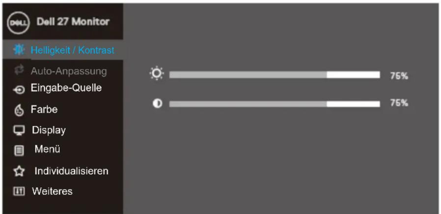 DELL SE2419HR - On-Screen Display-Menü (OSD-Menü) verwenden Auf das OSD-Menü zugreifen - 4