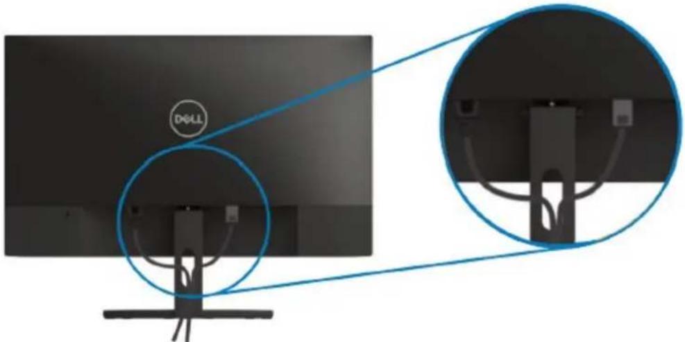 DELL SE2419HR - Kabel ordentlich verlegen - 1
