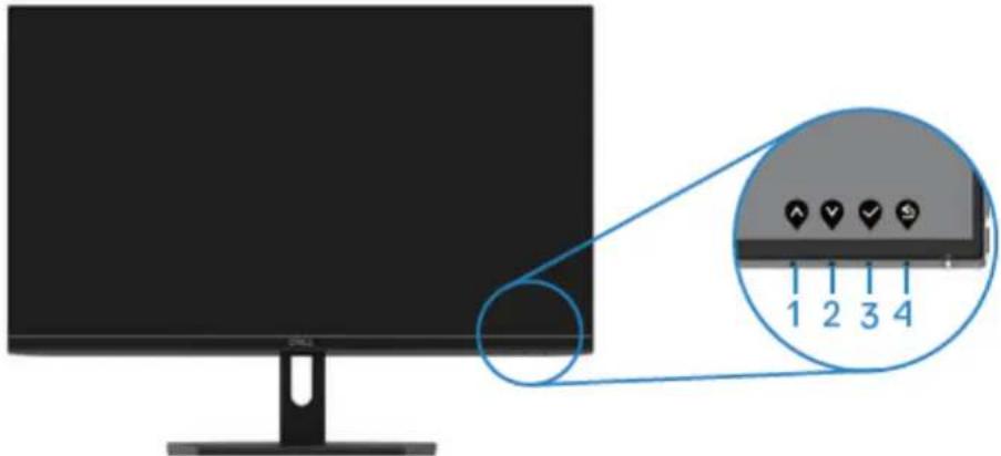 DELL SE2419HR - OSD-Bedienelemente - 1