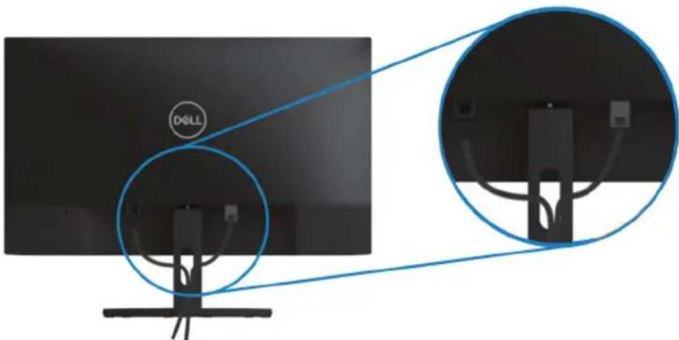 DELL SE2719HR - Organizing cables - 1