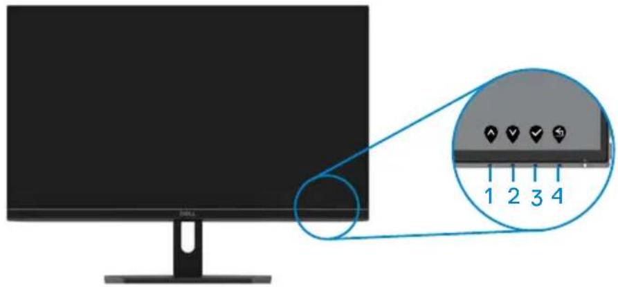 DELL SE2719HR - OSD controls - 1