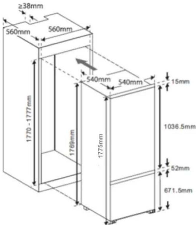 Exquisit EKGC 270/70-4E A+ - Geräteeinbau - 1