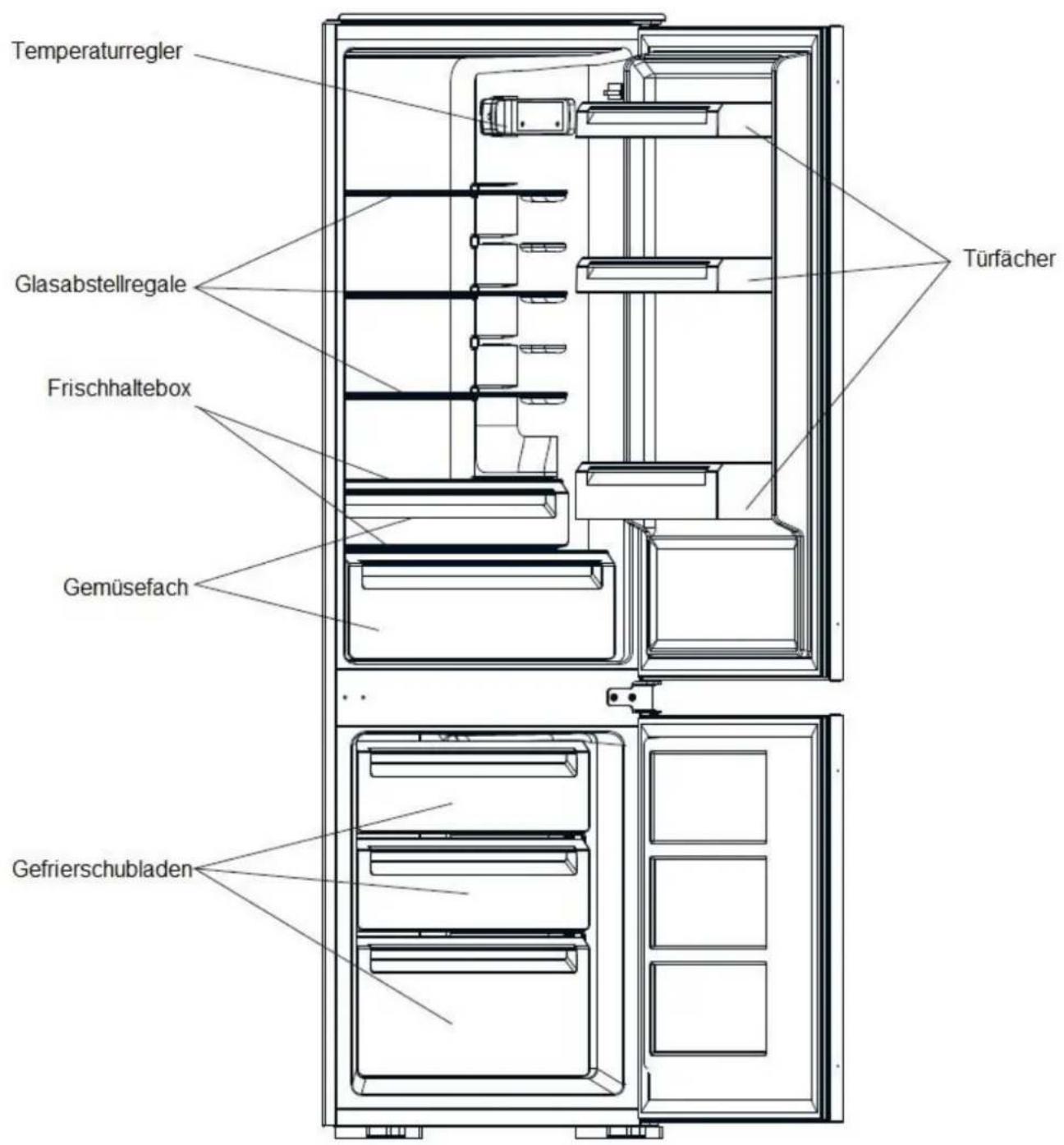 Exquisit EKGC 270/70-4E A+ - Geräteeinbau - 10