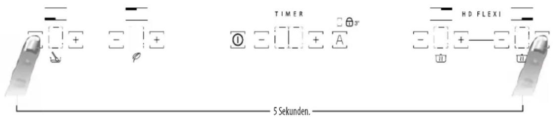 BAUKNECHT CTAI 1641F NE - Aktivierung / Deaktivierung des Hinweistons. - 1