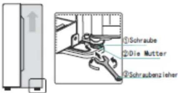 Exquisit SBS520-1A+ - Türen justieren - 1