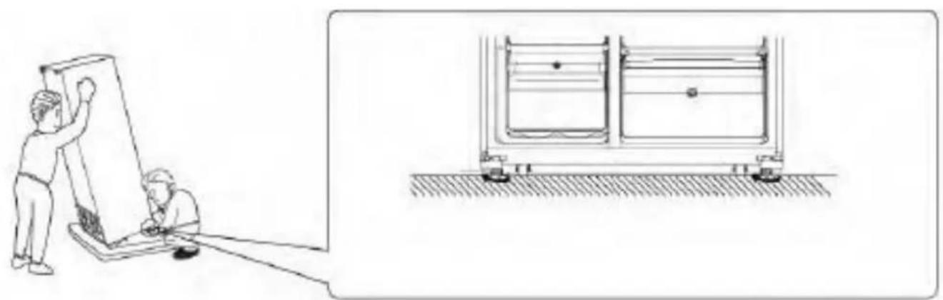 Exquisit SBS 250-4A++ - Nivellieren - 1