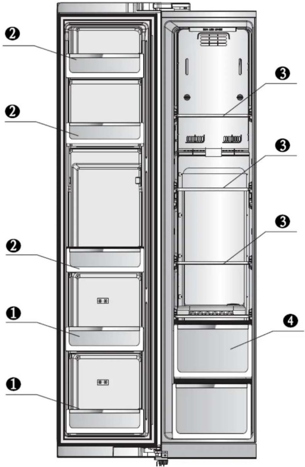 Exquisit SBS530-3A+ - Gefrierraumtemperatur einstellen - 2