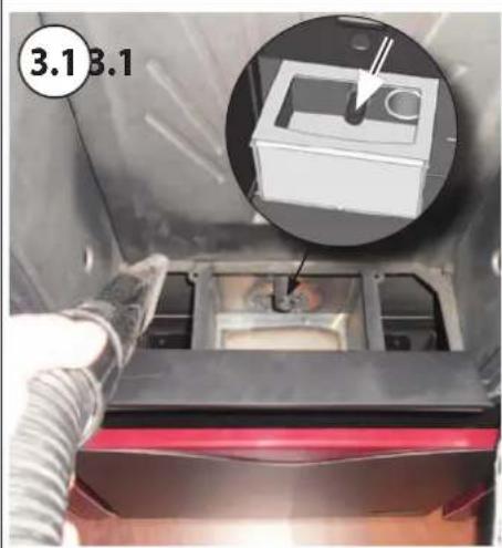 La Nordica Irma Plus - cLeaning the burn pot anD coMbuStlon chaMber - 4