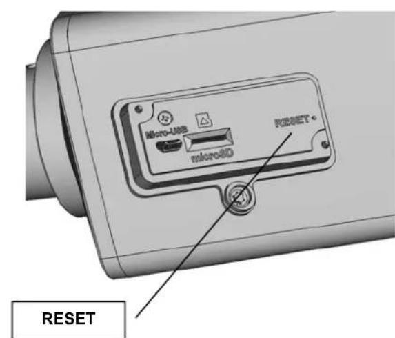 Micro-USB microSD RESET RESET