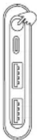 XLayer Powerbank Micro Pro 5.000 - LED Anzeigen - 1