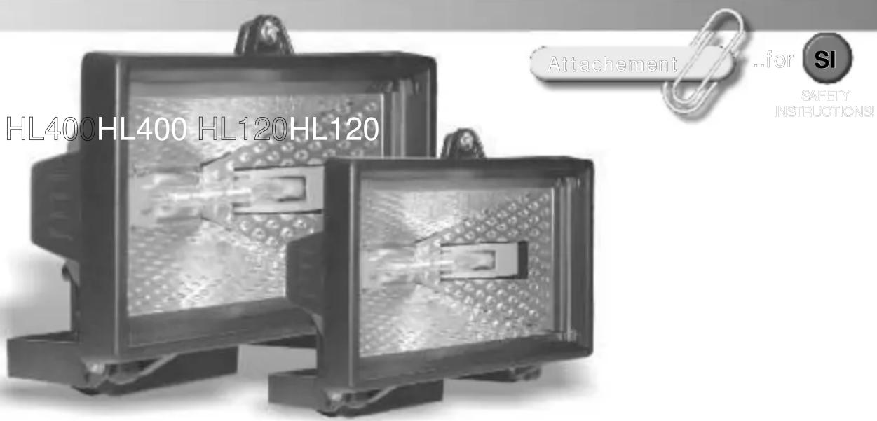 HL400HL400 HL120HL120 Attachment for SI SAFETY INSTRUCTIONS
