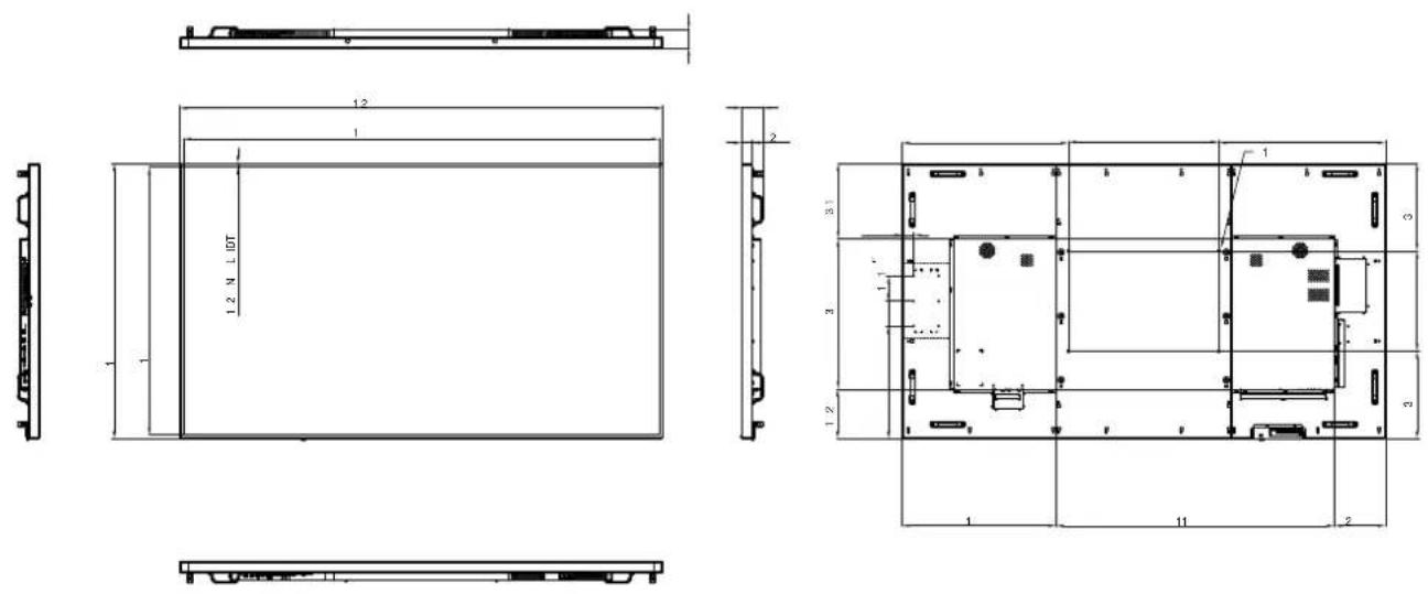 AG Neovo QM-75 - SPECIFICATIONS - 1