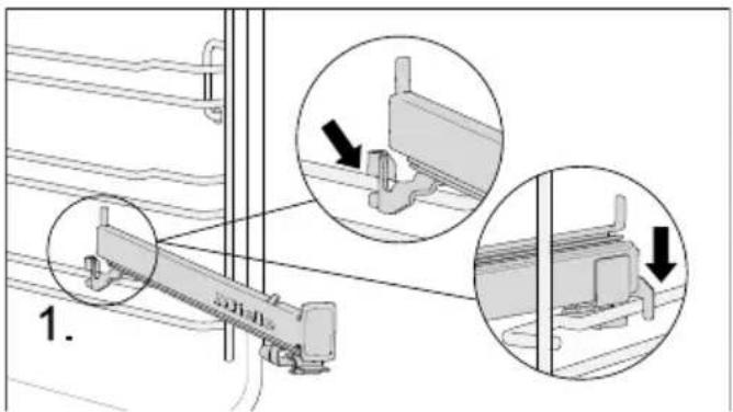 MIELE H 2850 BP - FlexiClip-Vollauszüge einbauen - 1
