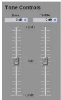 Tone Controls Rosa 0 dB +10 dB 0 dB -10 dB
