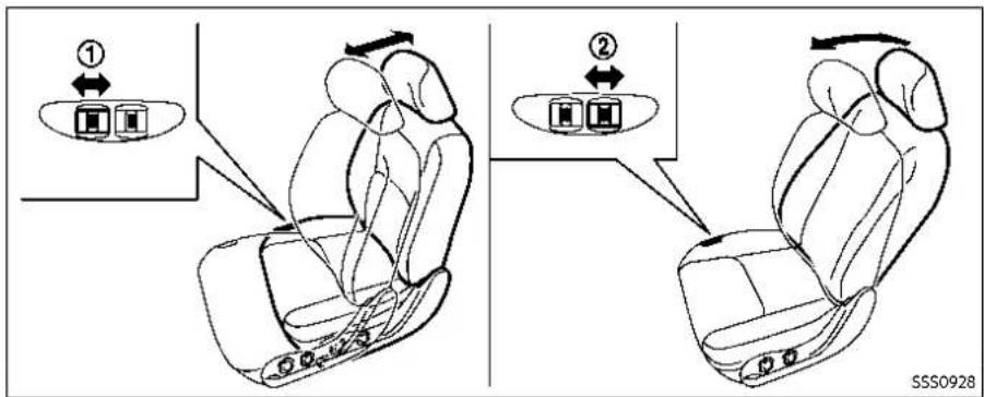Diagram illustrating seatbelting instructions for car seats, showing two steps with seatbelt switches and directional arrows.