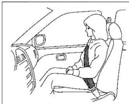 NISSAN 370Z Coupe (2020) - PRECAUTIONS ON SEAT BELT USAGE - 2
