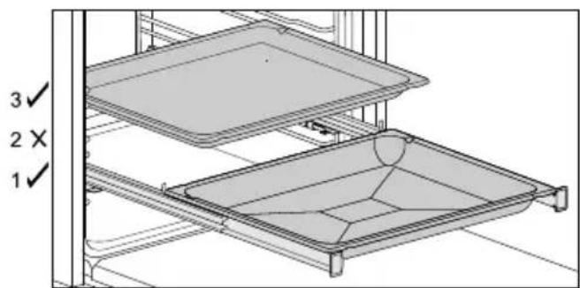 MIELE 11104220 - Backblech, Universalblech und Rost mit Ausziehschutz - 5
