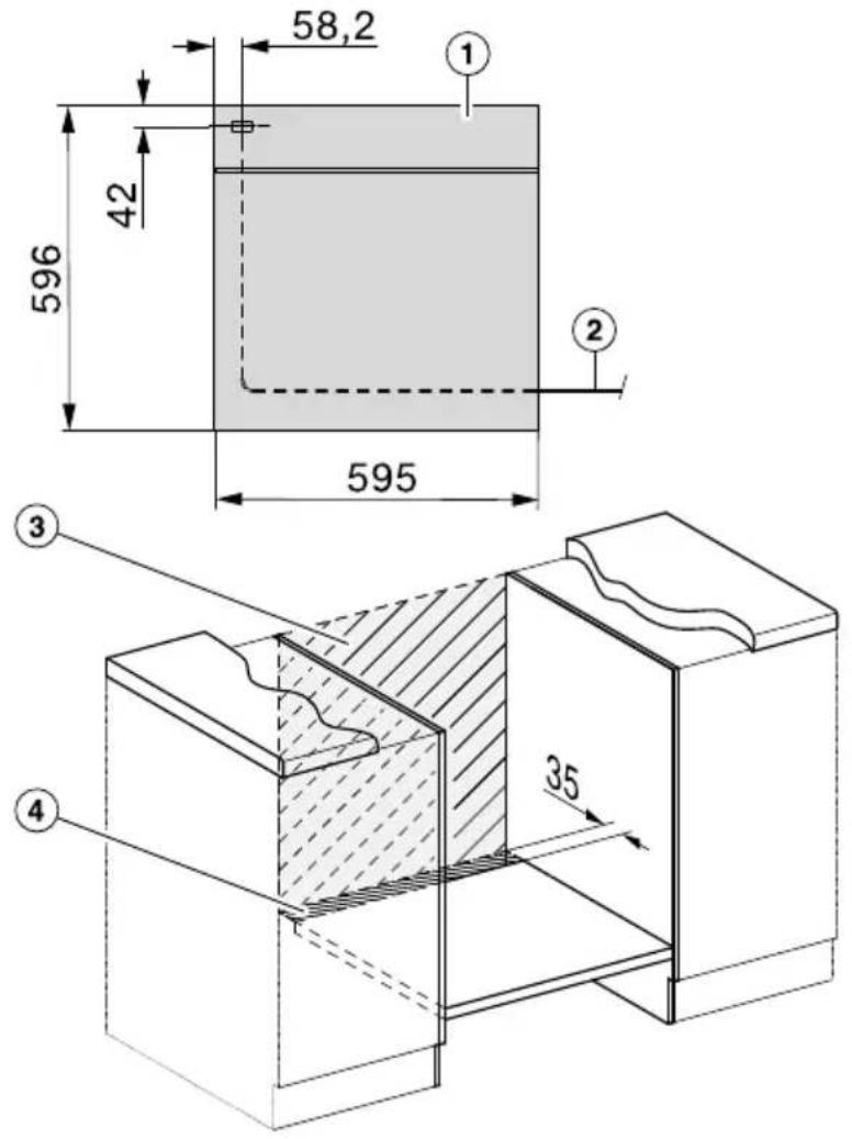 MIELE 11104220 - Einbau in einen Hoch- oder Unterschrank - 3