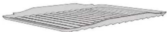 MIELE 11104220 - Grill- und Bratblech HGBB 71 - 1
