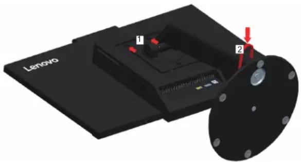 LENOVO 10QXPAT1EU - Part 1: Install the full-function monitor stand. - 2
