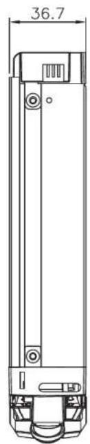 Icy Dock MB123SRCK-1B - Engineering Graphic - 3