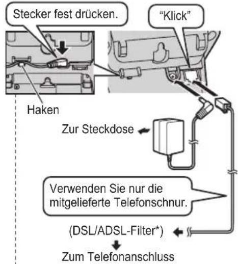 PANASONIC KX-TG6721AR - Anschlüsse - 1