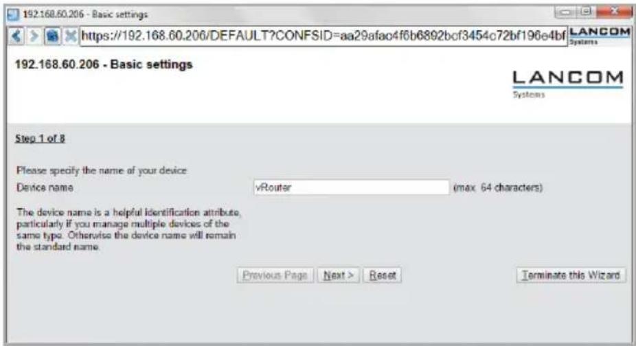 LANCOM vRouter 1000 - Basic Settings - 1