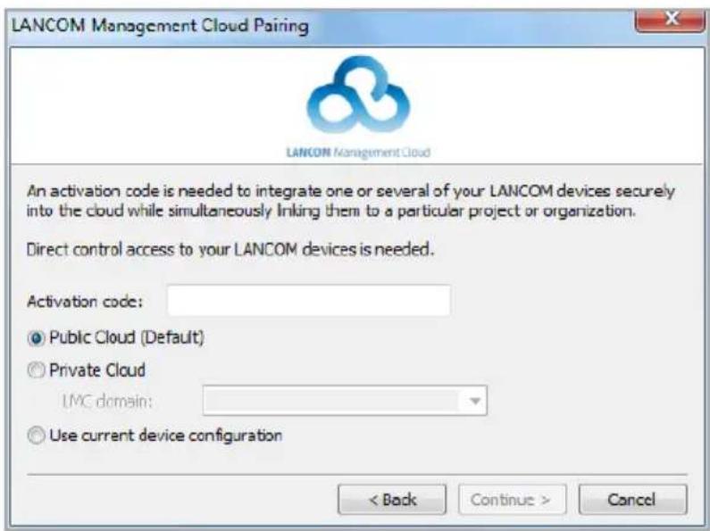 LANCOM vRouter 1000 - Using the activation code - 2