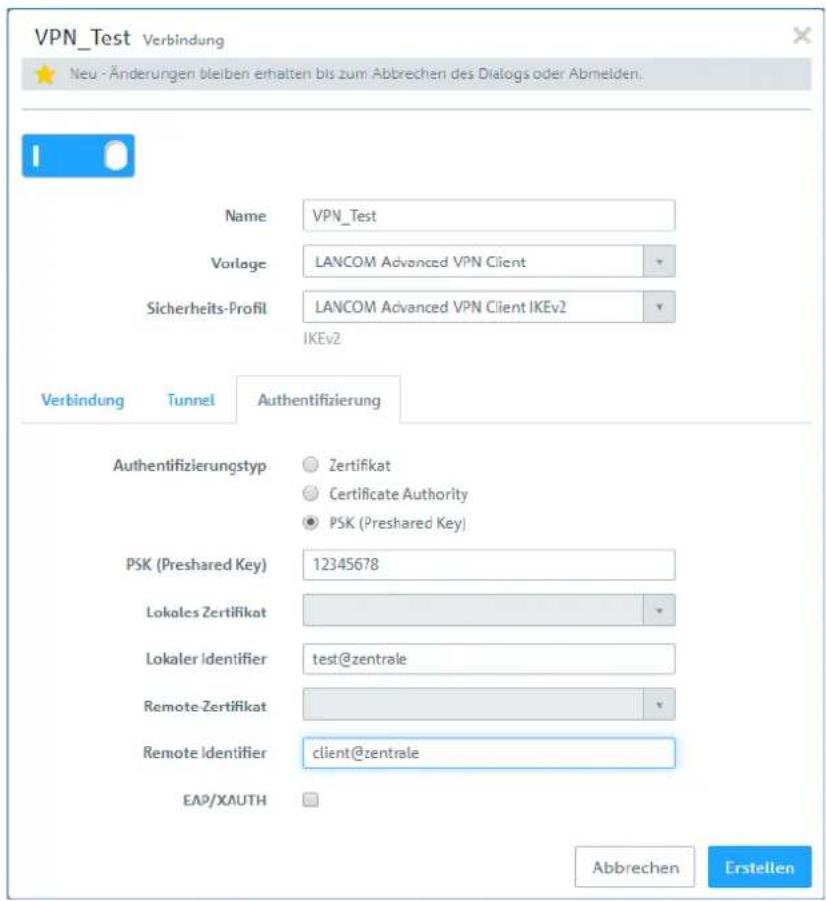 LANCOM UF-50 - Der Local und Remote Identifier dürfen nicht übereinstimmen! - 1