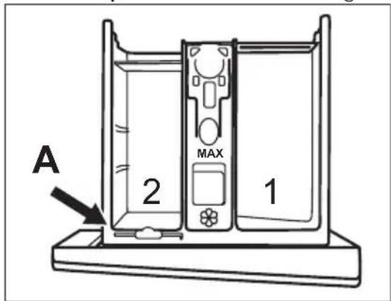 ELECTROLUX L6SE72475 - Ändern der Position der Waschmitteltrennwand - 1