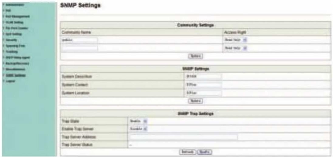 Digitus DN-95312 - SNMP Settings - 1