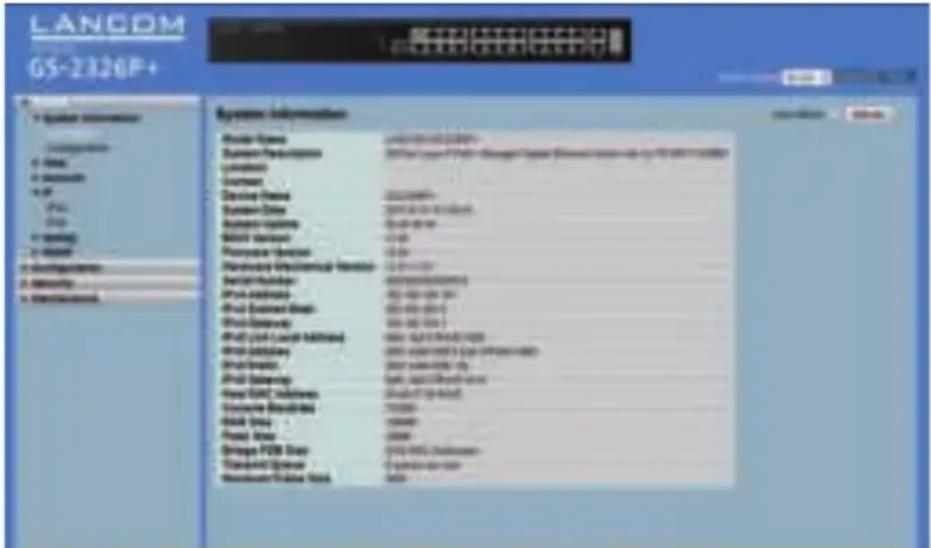 LANCOM GS-2328 - Starting WEBconfig - 1
