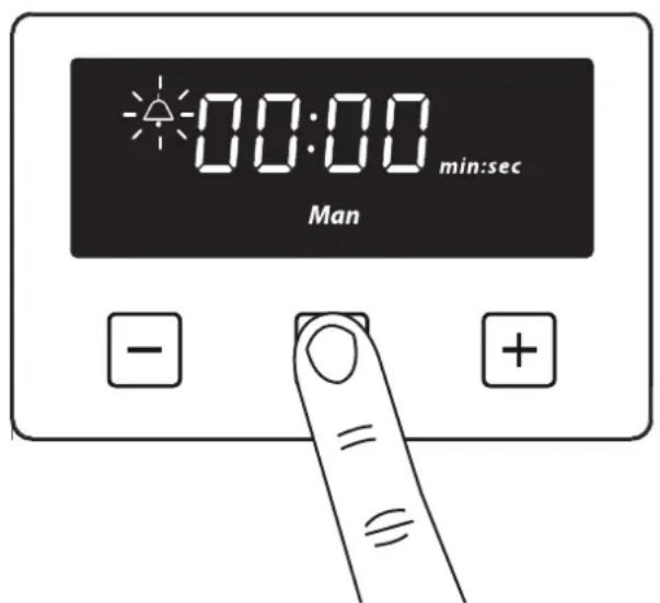 STOVES Richmond S1100 - Setting the minute minder - 1